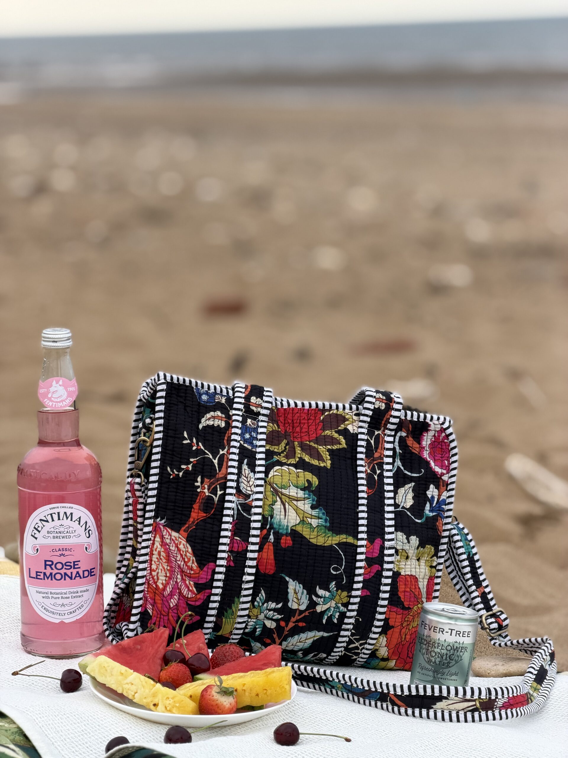 Midnight Botanica mini tote bag - Image 3