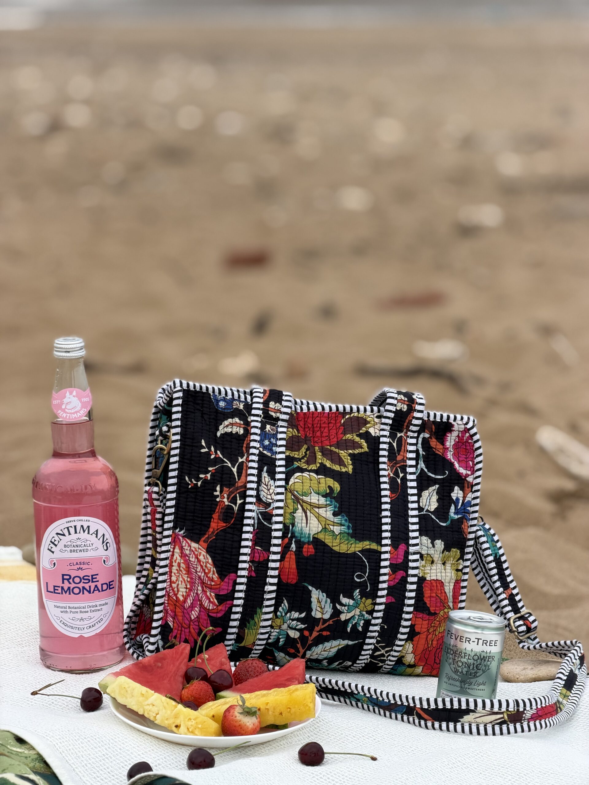 Midnight Botanica mini tote bag - Image 2