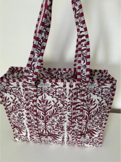 Blush Pink large tote bag - Image 3