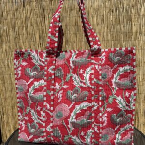 Red Camelia Medium tote bag
